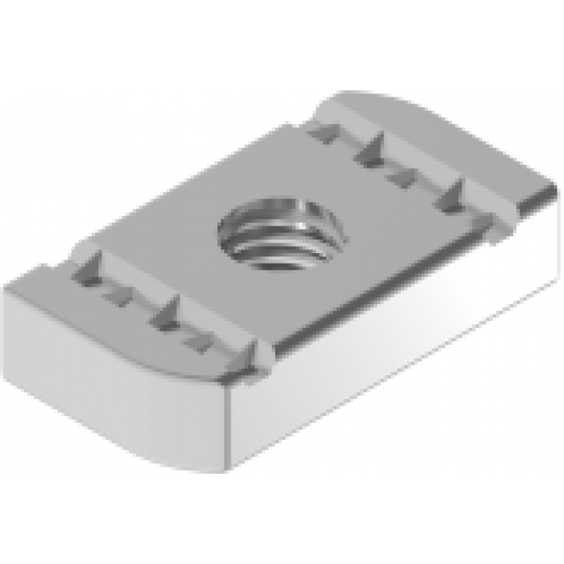 BAKS Nakrętka rombowa NRM8, 8mm (opak. 100 szt) KOD 650151