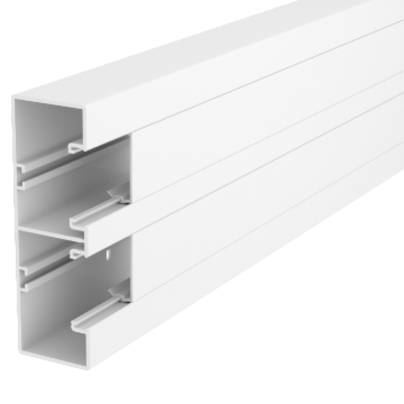 OBO BETTERMANN Rapid 45-2, Kanał podparapetowy typu GK-53165, 2 komory, 53x165mm, długość 2m, kolor biały KOD: 6113400