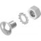 BAKS Śruba z łbem grzybkowym SGM6x12, 6 x 12mm, 100 sztuk w opakowaniu KOD 650641