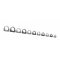 Onnline UZE-37 Uchwyt zamykany, szary (opak.10szt) Kod ONNLINE UZE-37S/K10 