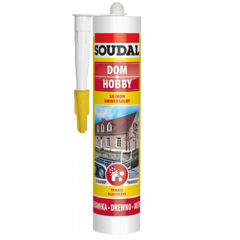 Soudal Silikon uniwersalny, biały, 280ml Kod 137658