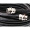 Ingremio WSO-D Wąż stalowy powlekany PCV, czarny, 25-32 mm Dł.10m Kod W2624 