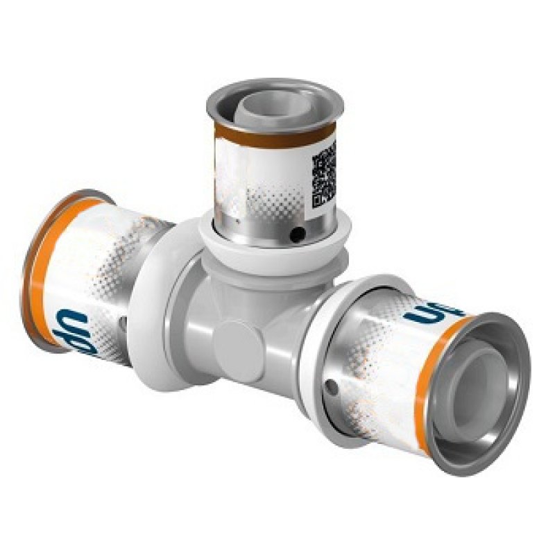 UPONOR S-Press PLUS Trójnik redukcyjny z tworzywa PPSU, 32x20x32mm Kod: 1039959