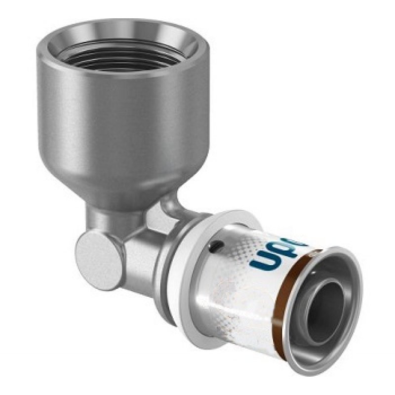 UPONOR S-Press PLUS Kolano mosiężne z gwintem wewnętrznym, 20xRp1/2cal FT Kod: 1070540