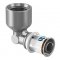 UPONOR S-Press PLUS Kolano mosiężne z gwintem wewnętrznym, 20xRp1/2cal FT Kod: 1070540