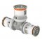 UPONOR S-Press PLUS Trójnik redukcyjny mosiężny, 32x16x32mm Kod: 1070580