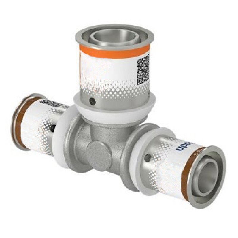 UPONOR S-Press PLUS Trójnik redukcyjny mosiężny, 32x25x25mm Kod: 1070582