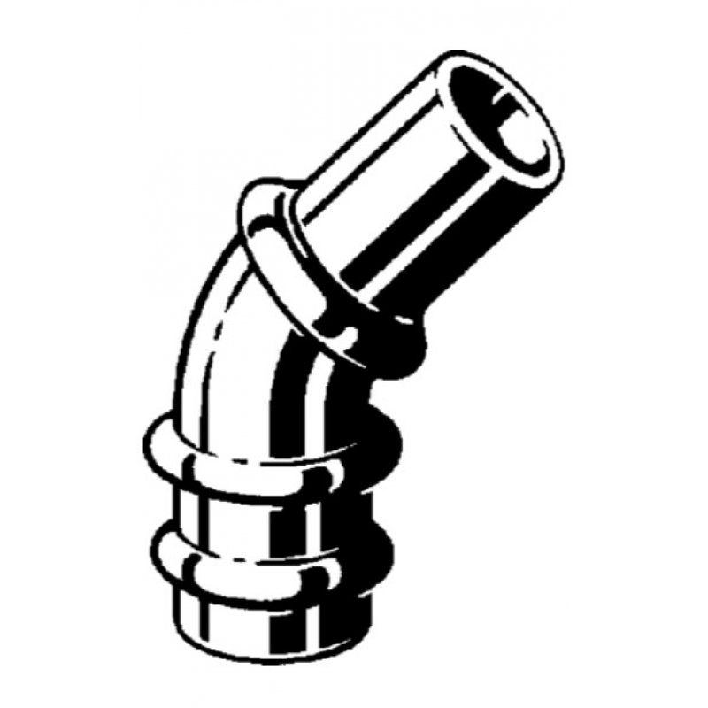 Viega Sanpress Łuk 45st, 22 Kod 110949 