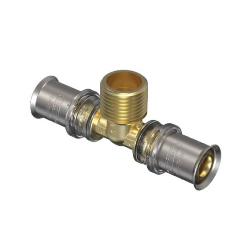 Wavin Tigris M5 Trójnik GZ, 16x1/2x16 Kod 4064343