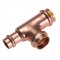 CONEX B Press Gas 5000 Trójnik redukcyjny, 22x22x15mm Kod: PG5130 0222215