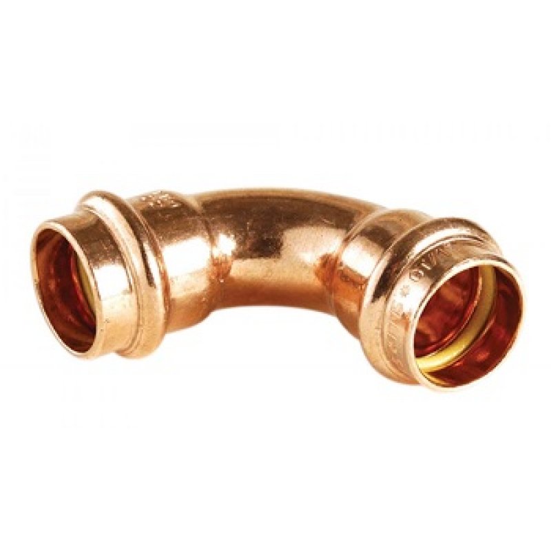 CONEX B Press Gas 5000 Łuk, kąt 90, dwukielichowy, 22mm Kod: PG5002L0220000