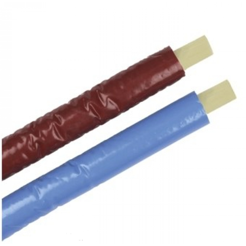 KAN-therm rura PE-RT z osłoną antydyfuz wg DIN 4726, fi 25x3,5, izolacja termiczna 6 mm, niebieska, dł 25m kod: 1129198014