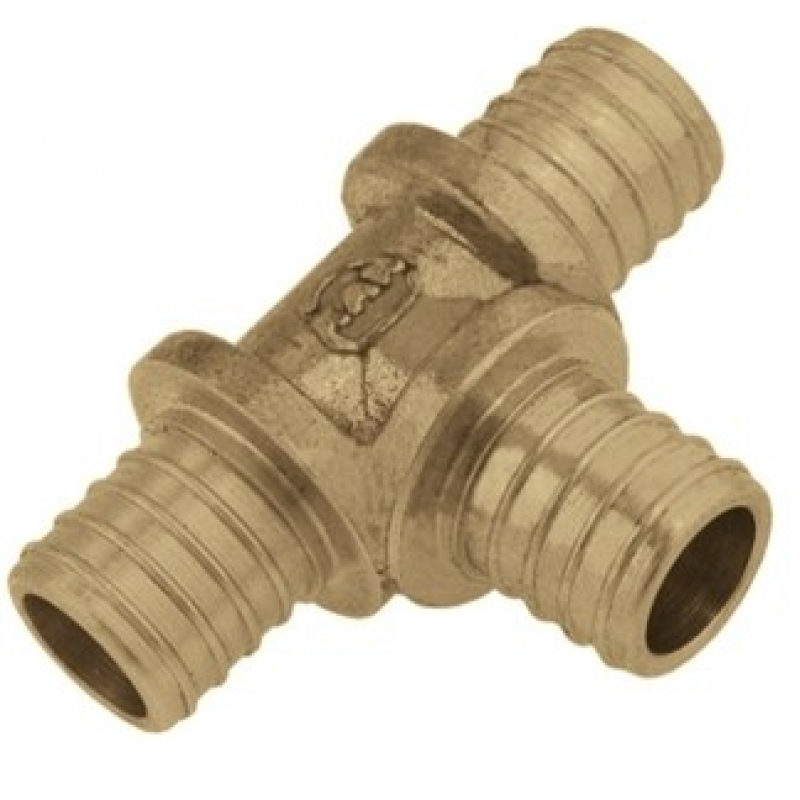 KAN-therm Push, trójnik mosiężny Push/Push Platinum, 25x3,5/ 32x4,4/ 25x3,5 kod: 1109260015