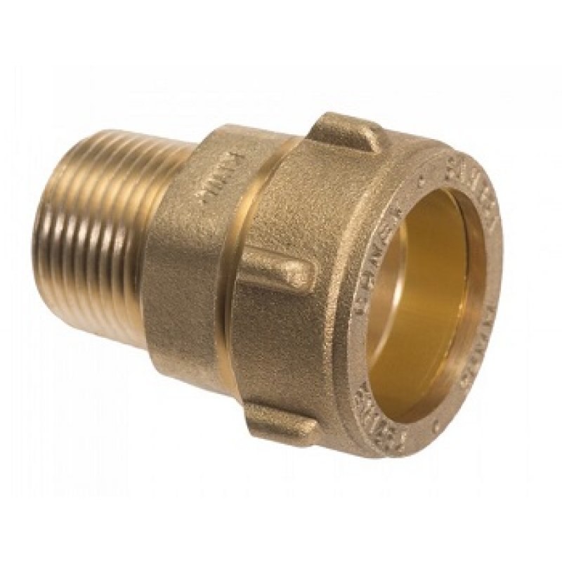CONEX Compression Łącznik prosty, gwint zewnętrzny długi, 10x1/2cal Kod: C035020302TA