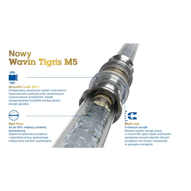 Wavin Tigris M5 Trójnik fi 25 Kod 4064326 