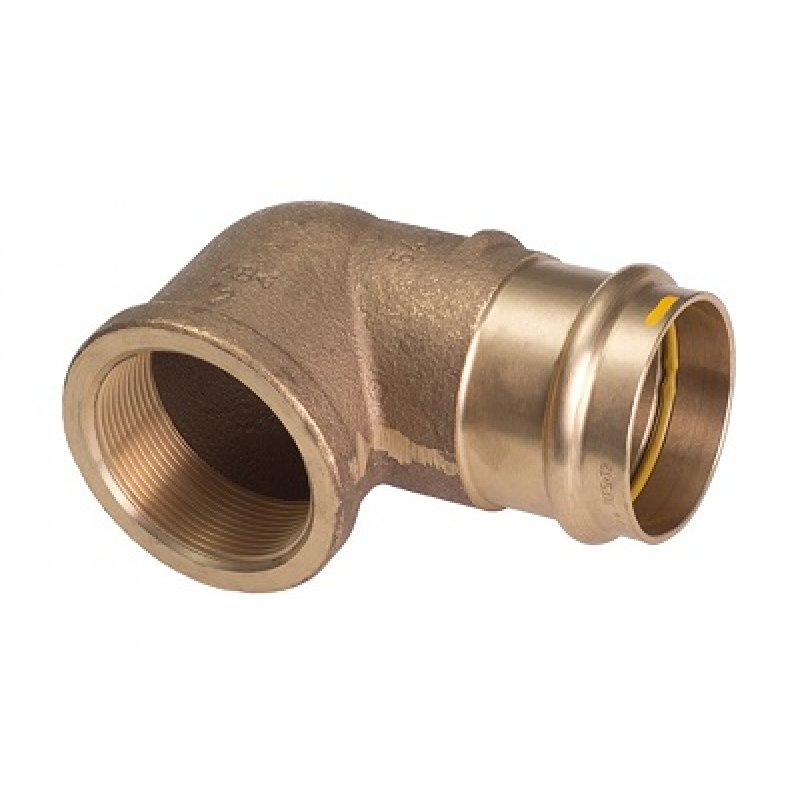 CONEX B Press Gas 4000 Kolano, kąt 90, gwint wewnętrzny, 22x3/4cal Kod:  PG4090G0220600