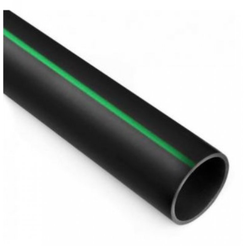 Q-systems, Rura gładkościenna światłowodowa QRGS, fi 32, 32/26,3, czarna z paskiem zielonym, długość 250mb Kod: 100322925034