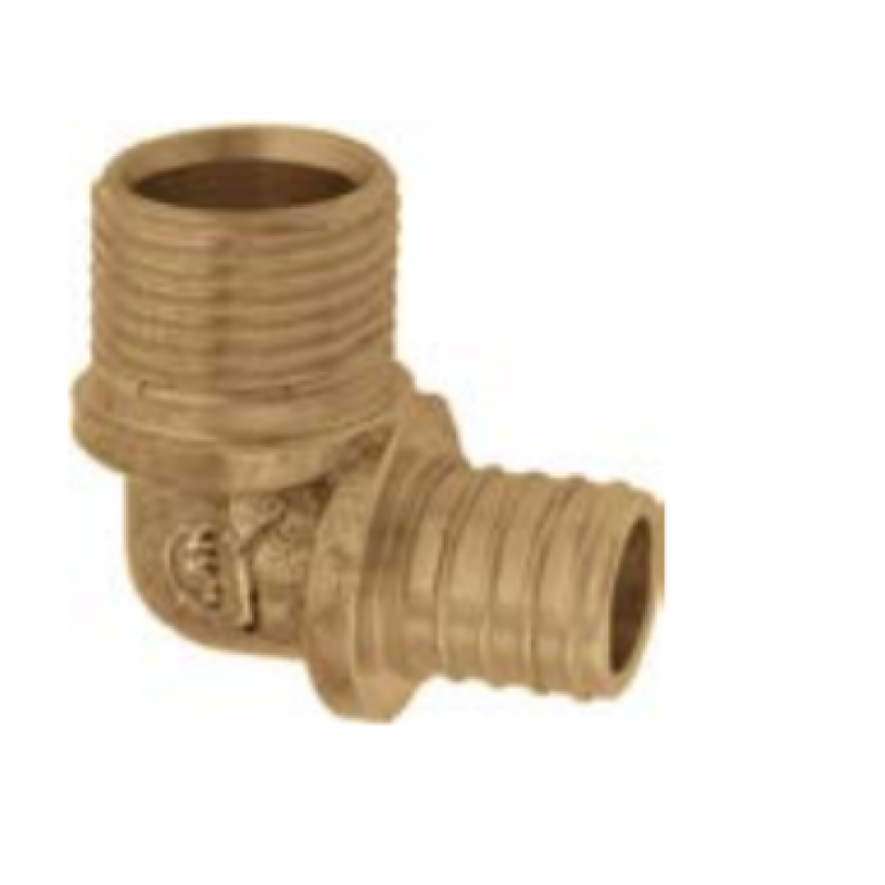 KAN-therm Kolano mosiężne Push/Push Platinum, gwint zewnętrzny, 18x2,5/15Cu-G1/2 cala kod: 1109070002