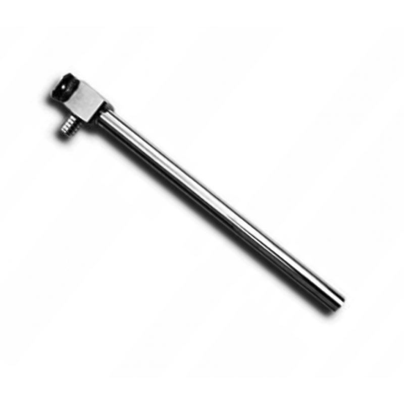 KAN-therm kolano mosiężne Push/Push Platinum, z rurą miedzianą fi15, ze wspornikiem, niklowany, 18x2,5 L=210 kod: 1109068025