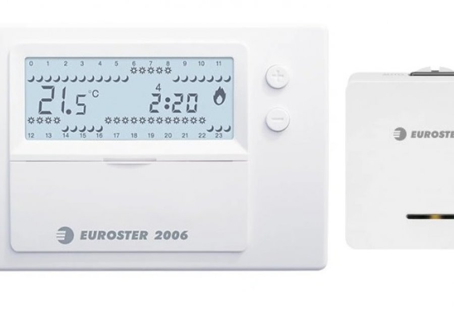 Euroster 2006 TXRX bezprzewodowy Sterownik temperatury do wszelkich urządzeń grzewczych i klimatyzacyjnych kod E2006TXRX