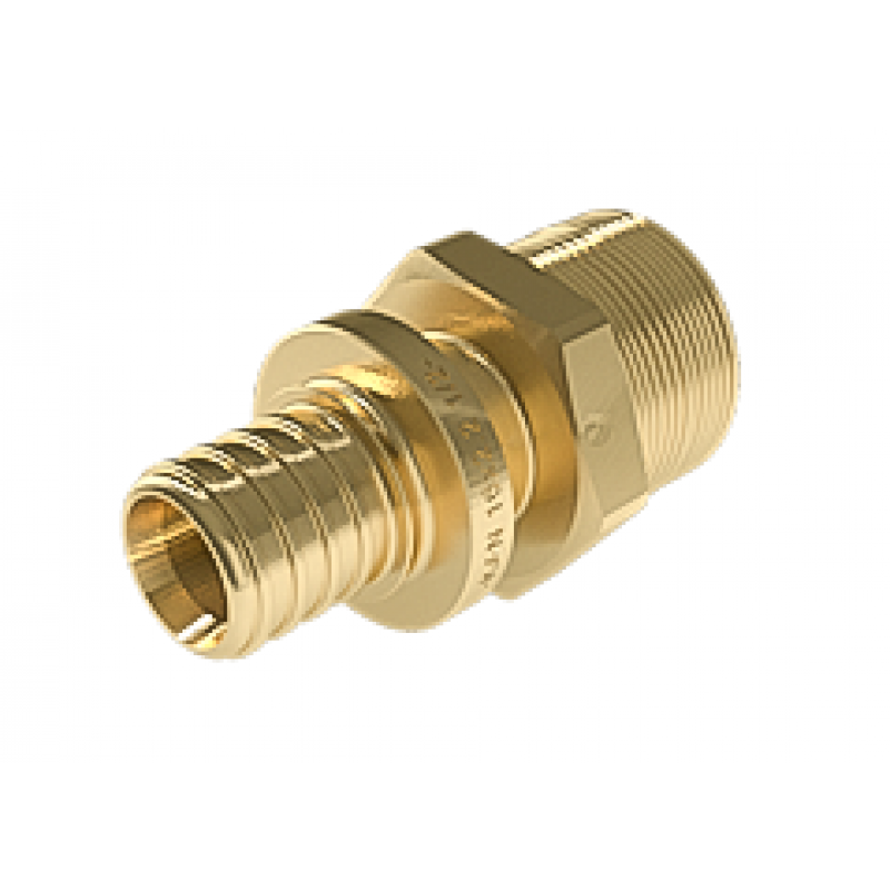 KAN-THERM Ultraline Złączka mosiężna gwint zewnętrzny Rp3/4cal, 20mm Kod: 2509045003