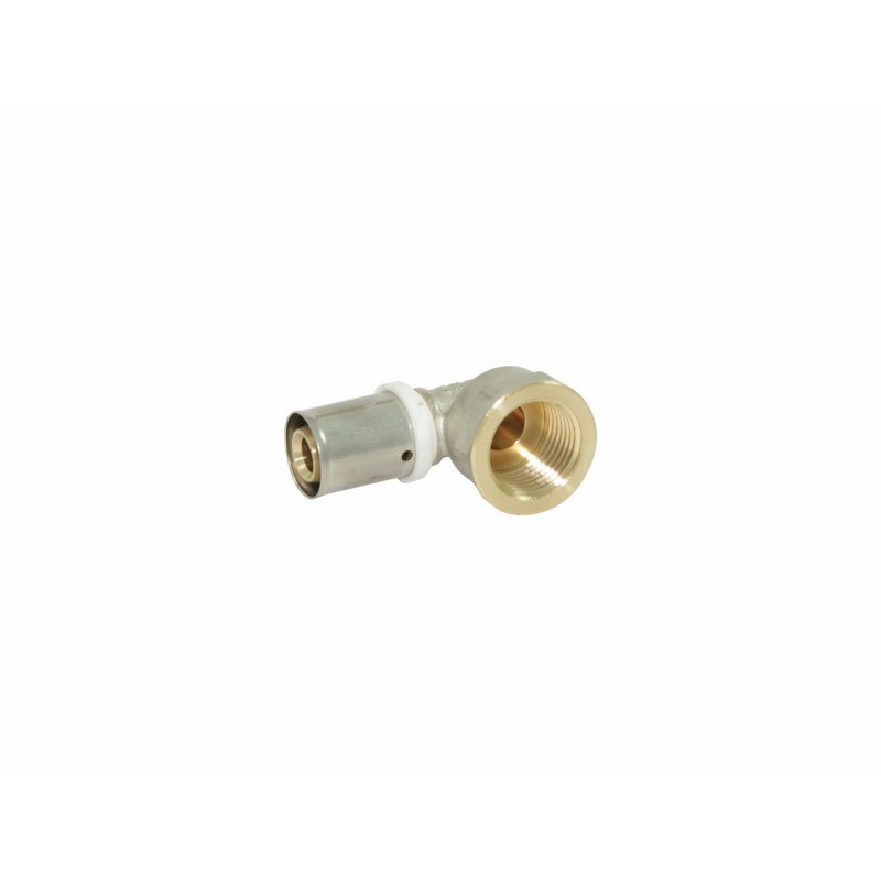 Onnline Kolano 90* zaprasowywane, gwint wewnętrzny, 20 mm x 3/4 cala, kod: ZKW2034_ON