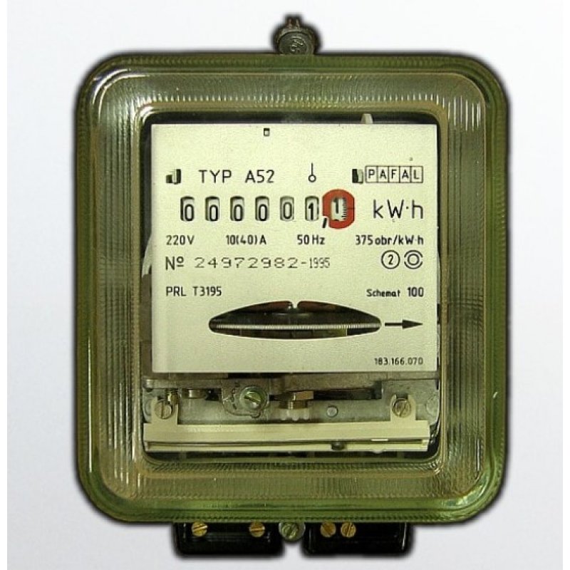 Reds A52 Licznik 1 fazowy energii czynnej, 10/40A wzorcowany Kod 5901157659033