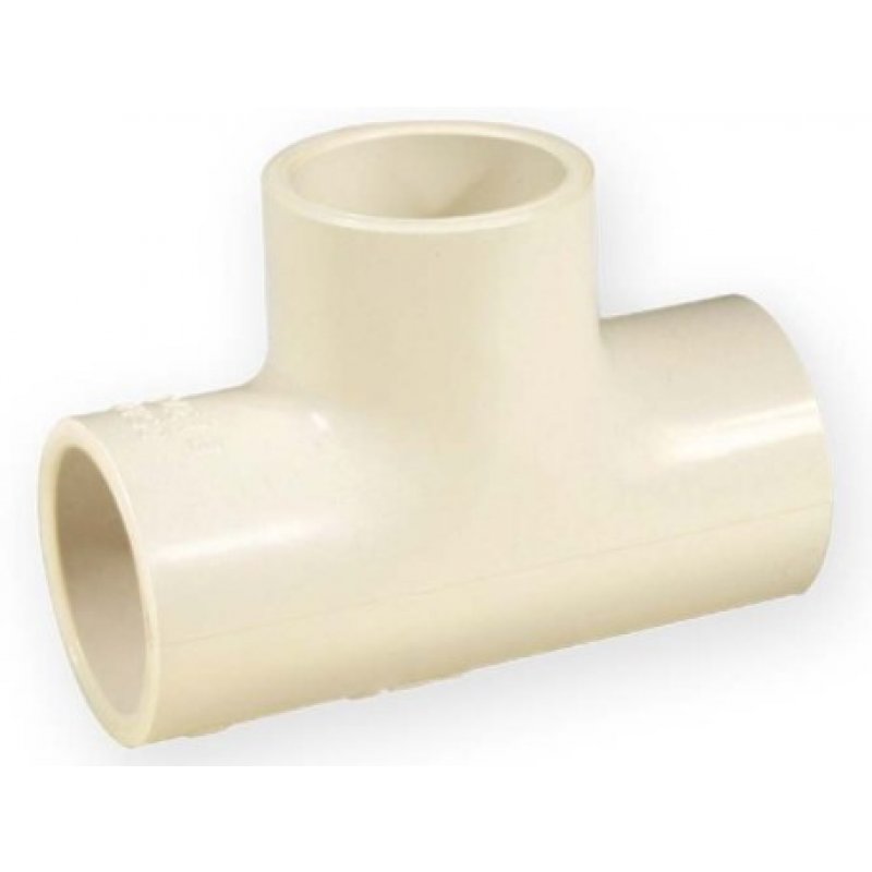 Nibco PVC-C Trójnik równoprzelotowy KW/KW/KW 1/2" Kod 4711-005