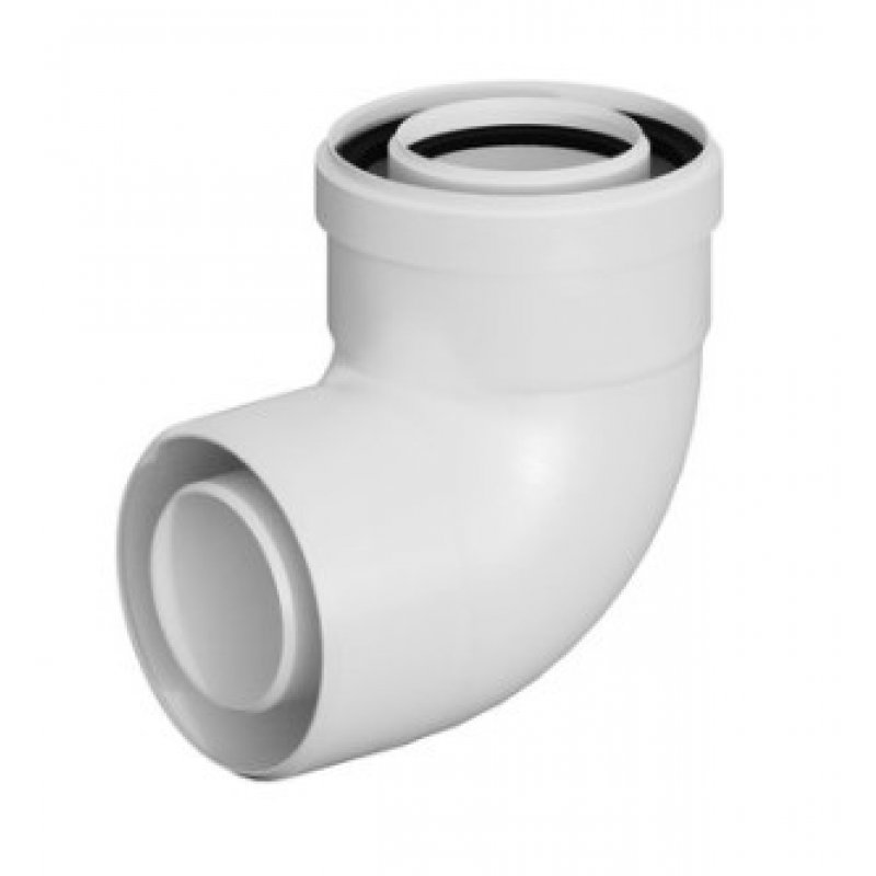 Onnline PP-PP Kolano koncentryczne 90st, 60/100 Kod OLPP60/100B90V