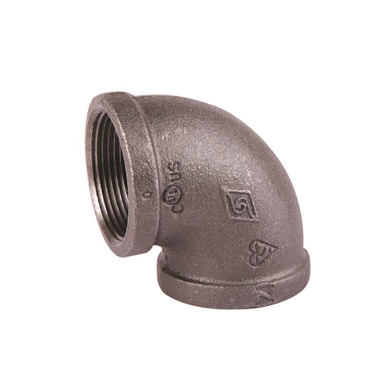 Opal Kolano żeliwne z gwintem 5/4", czarne, 90st, kod: 0709007