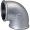 Opal Kolano żeliwne z gwintem 2 1/2", ocynkowane, kod: 0809010