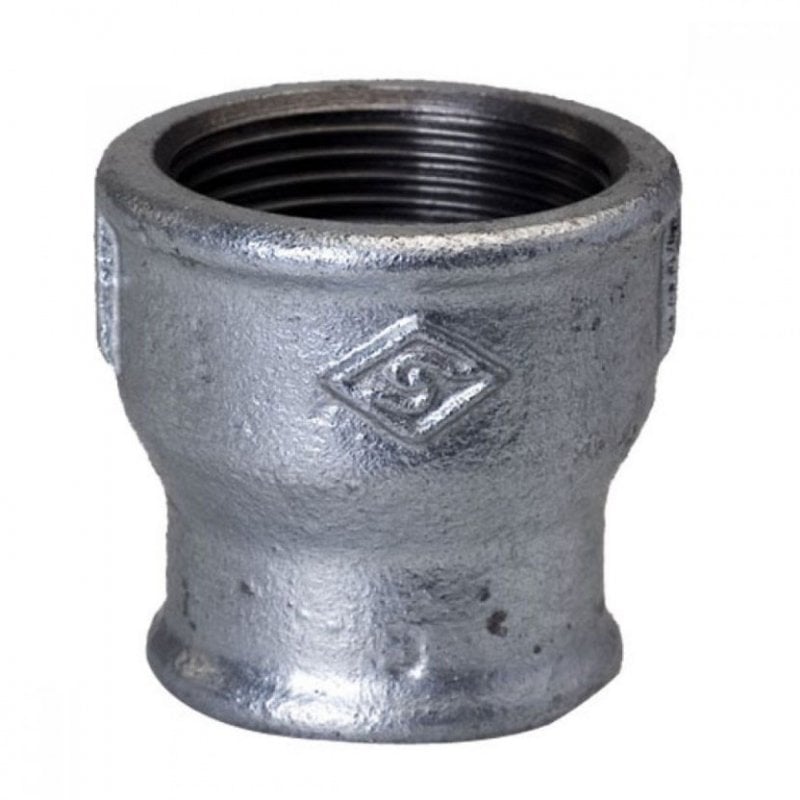 Opal Mufa żeliwna redukcyjna zwężkowa z GW 2" x 5/4", ocynkowana, kod: 0824026