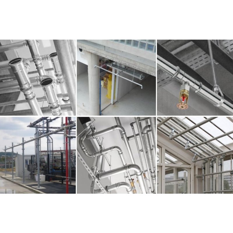 KAN Therm Steel Rura ze stali węglowej ocynkowana 108x2, Dł. 6m Kod 1530207026 