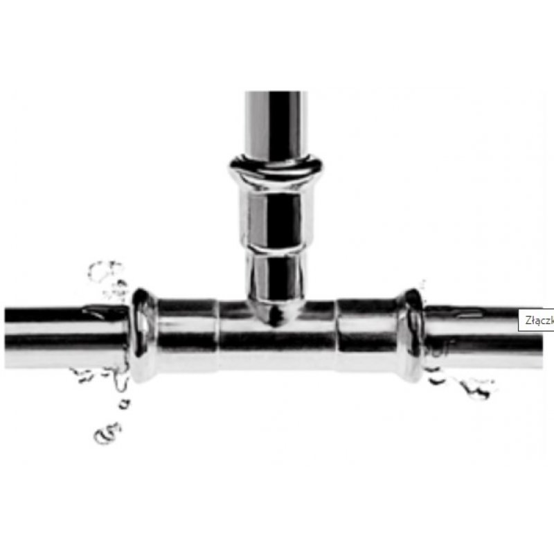 KAN Therm Steel Trójnik redukcyjny 88,9x42x88,9 Kod 1509260048 