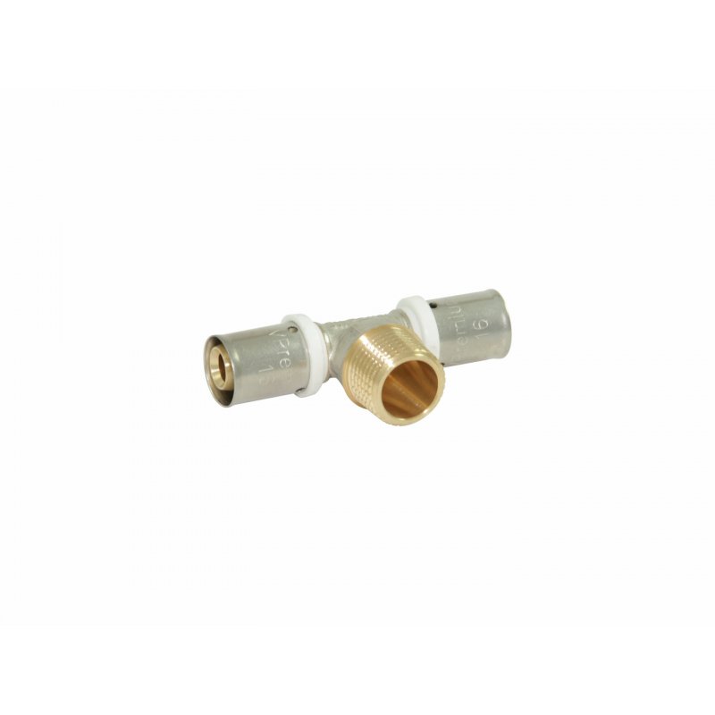Onnline Trójnik zaprasowywany z gwintem zewnętrznym, 32 mm x G1", kod: ZTZ321_ON