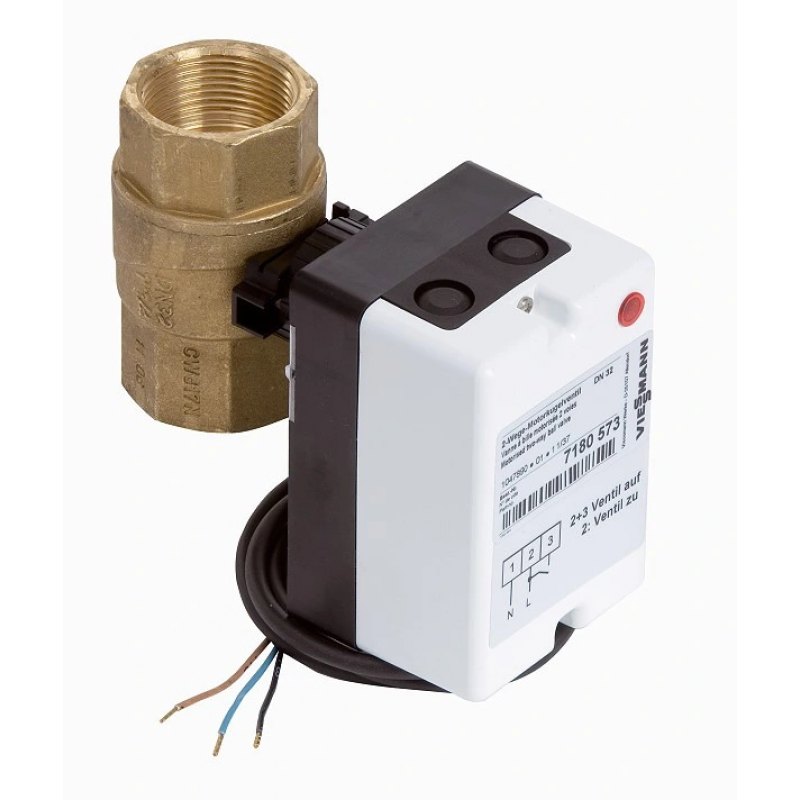 Viessmann Kulowy zawór 2-drogowy z napędem elektrycznym(DN 32), kod: 7180573