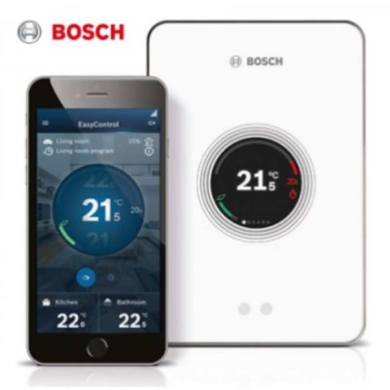 Bosch CONDENS GC2300iW 24C Kocioł gazowy, dwufunkcyjny + regulator EasyControl CT200 (biały) kod 8734100649 URUCHOMIENIE WARTE 150 zł GRATIS 
