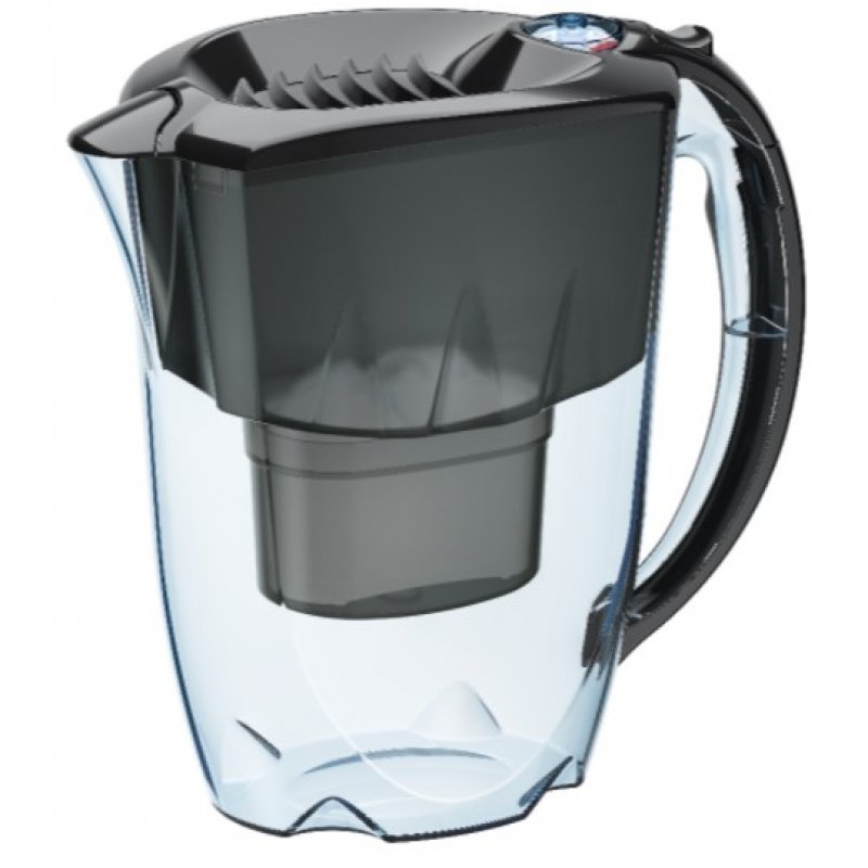 Aquaphor Amethyst Dzbanek filtrujący, 2,8L, czarny + 1 wkład Kod 4744131010502 