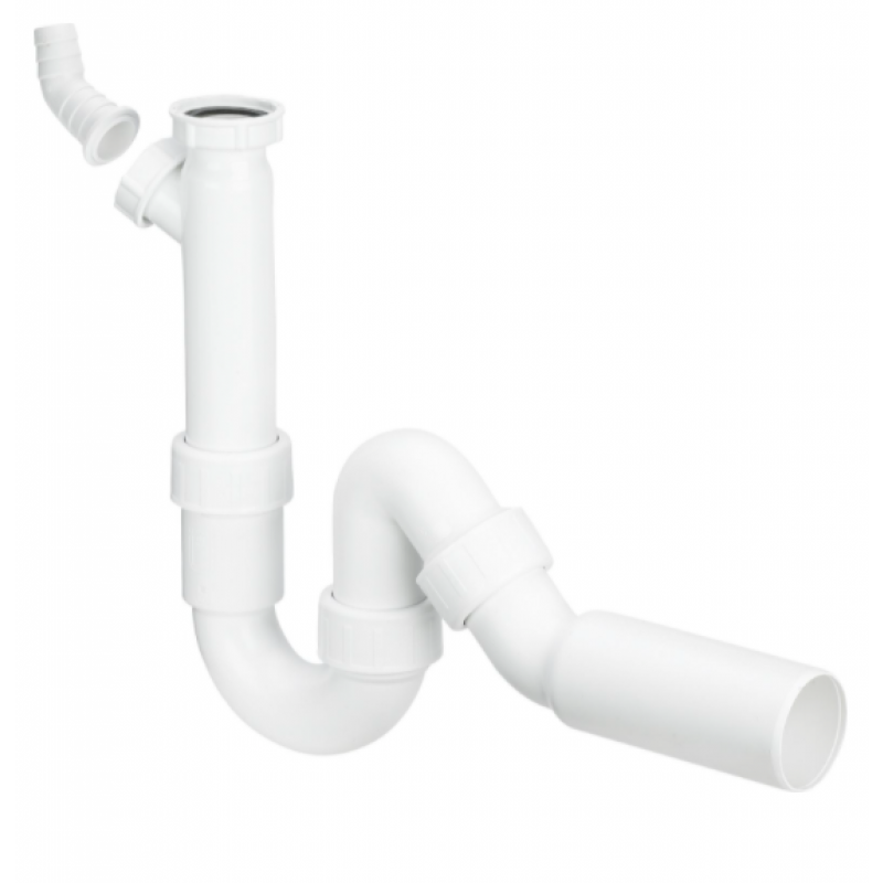 Viega Syfon rurowy, zlewozmywakowy, 6/4 cala, śr. zewn. 50mm Kod: 101206