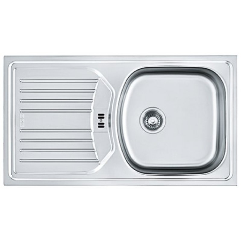 Franke Eurostar ETN 614i Zlewozmywak stalowy wbudowywany, pojedynczy, 780x435mm, stal szlachetna, len kod 101.0368.951