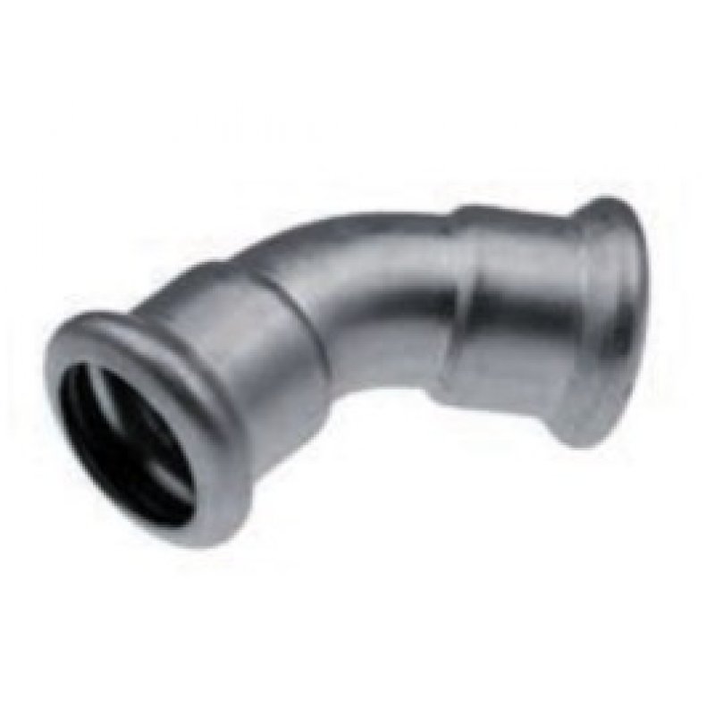KAN Therm Inox Kolano 45st press, 18mm Kod 1609068080