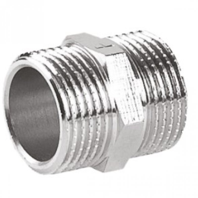 Perfexim 520 Nypel mosiężny chromowany 3/8 Kod 07-520-0100-000