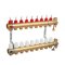 Perfexim PHA-107 Rozdzielacz 3- obwodowy mosiężny z rotametrem Tacanova-komplet Kod 30-107-0300-000