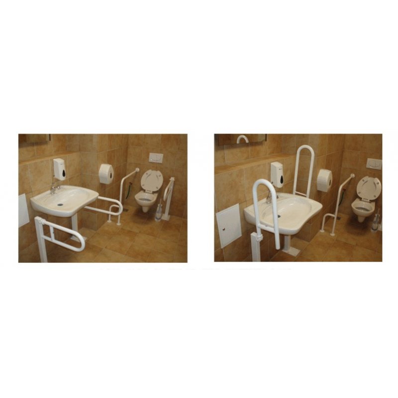 Ekotech ERGOPLUS RK Poręcz prosta, L1=90 cm, biała Kod RK7 