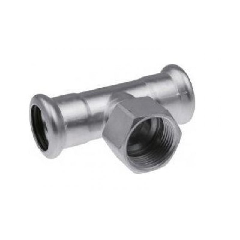 KAN Therm Inox Trójnik z GW press 42x Rp3/4 x 42 Kod 1609257042
