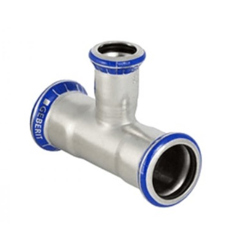 Geberit Mapress Edelstahl CrNiMo 1.4401 Trójnik redukcyjny 28x22x28 Kod 31211