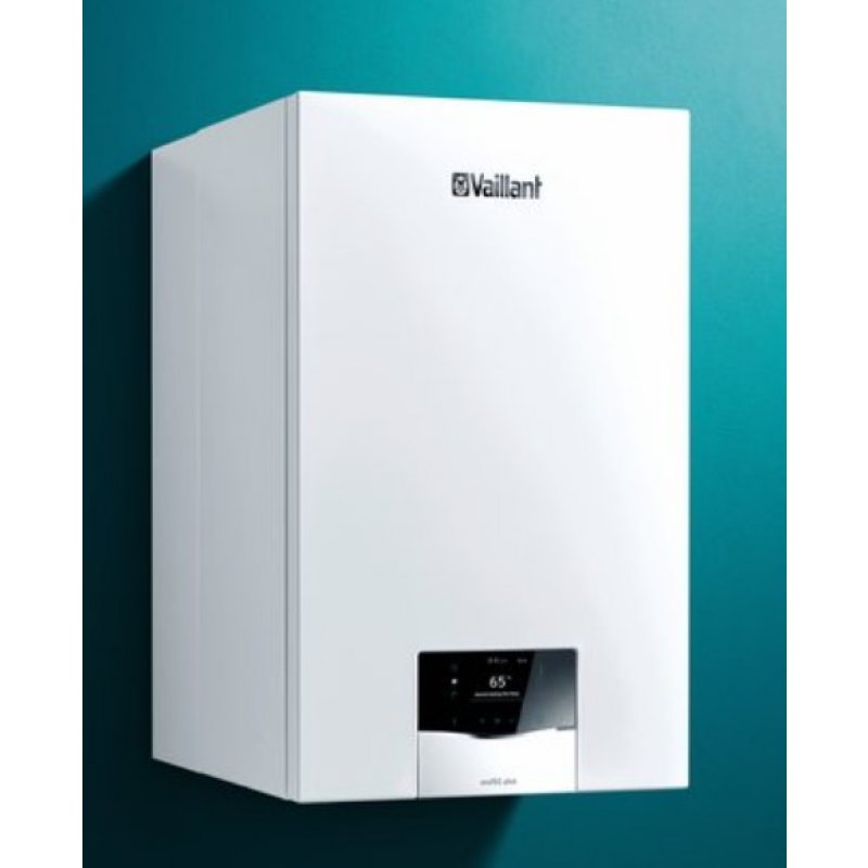 Vaillant VCI 26CS/1-5 ecoTEC plus Gazowy, wiszący kocioł kondensacyjny dwufunkcyjny o mocy 2,8-21kW z wbudowanym zasobnikiem warstwowym 20L Kod 0010025190