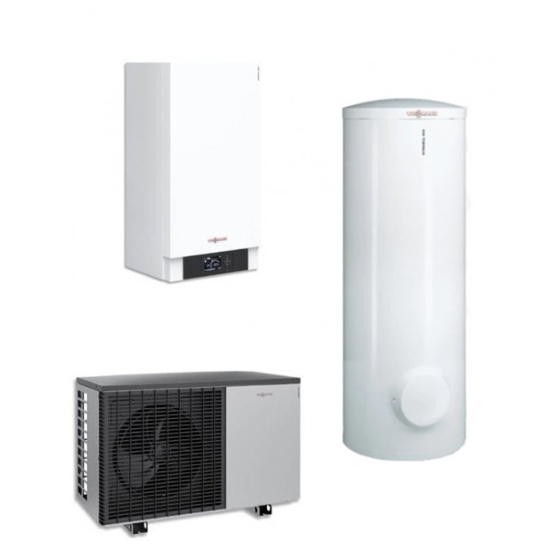 Viessmann Vitocal 200-A Pompa ciepła powietrze/woda 12,6 kW AWO-M-E 201.A10 + Vitoconnect 100 + Zbiornik 100-W + Bufor 100-E kod: Z021217