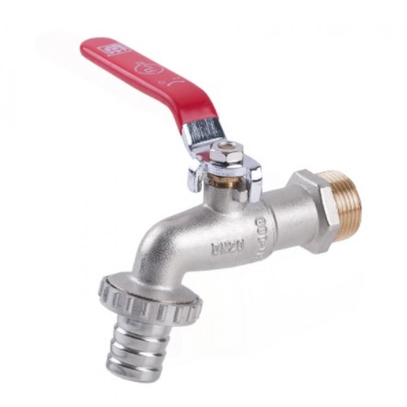Perfexim PHA-009 Zawór kulowy czerpalny z dławikiem ze złączka do węża 3/4, DN 20 Kod 01-009-0200-000