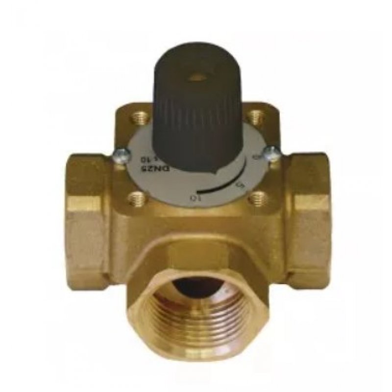 Herz Zawór 3-drogowy mieszający z GW, DN 20 Kod 1213702